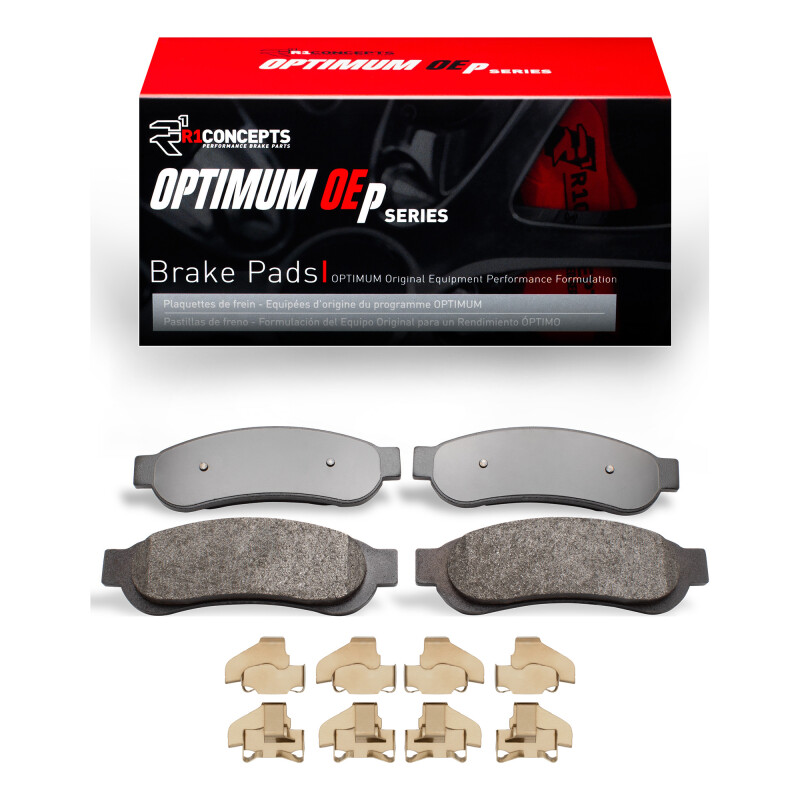 Ford F-450 Super Duty Brake Pads - Rear - R1 Concepts - Optimum OE - `10-`12 Ford F-450 Super Duty Brake Pads - Rear - R1 Concepts - Optimum OE - `10-`12
